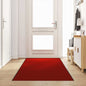 Tapete de Entrada Vermelho e Preto 120 x 350 cm Poliamida e PVC