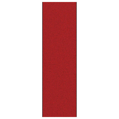 Tapete de Entrada Vermelho e Preto 120 x 400 cm Poliamida e PVC