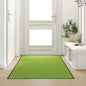 Tapete de Entrada Verde e Preto 120 x 300 cm Poliamida e PVC