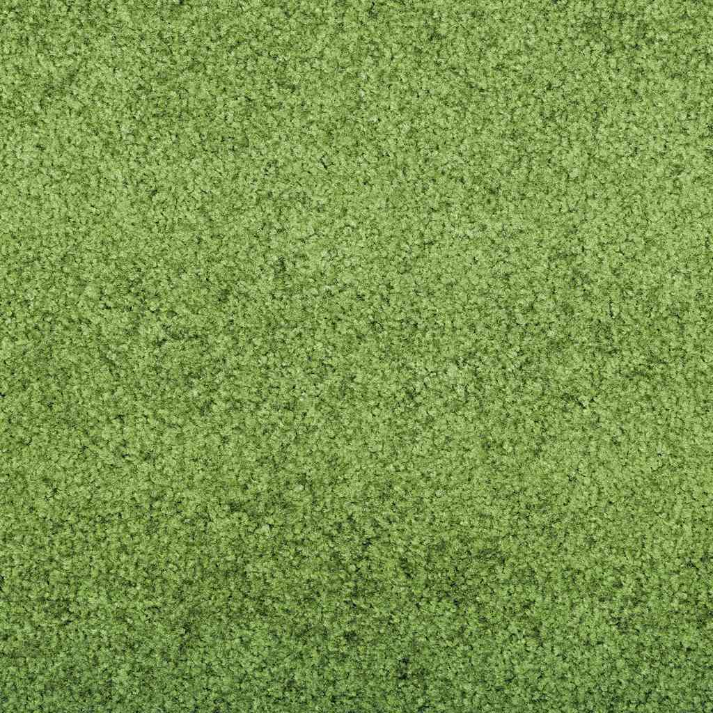 Tapete de Entrada Verde e Preto 120 x 300 cm Poliamida e PVC