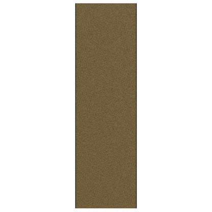 Tapete de Entrada Marrom e Preto 120 x 400 cm Poliamida e PVC