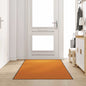 Tapete de Entrada Laranja e Preto 120 x 300 cm Poliamida e PVC