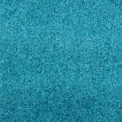 Tapete de Entrada Ciano e Preto 120 x 300 cm Poliamida e PVC