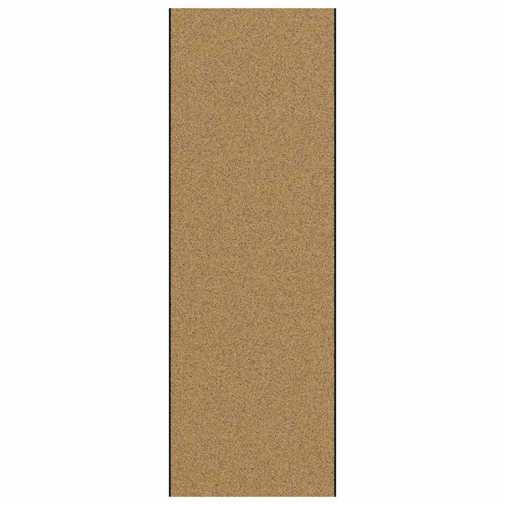 Tapete de Entrada Creme e Preto 120 x 350 cm Poliamida e PVC