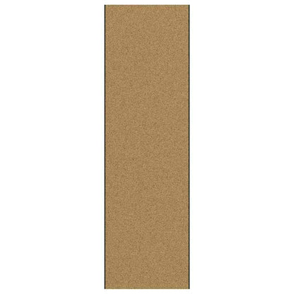 Tapete de Entrada Creme e Preto 120 x 400 cm Poliamida e PVC