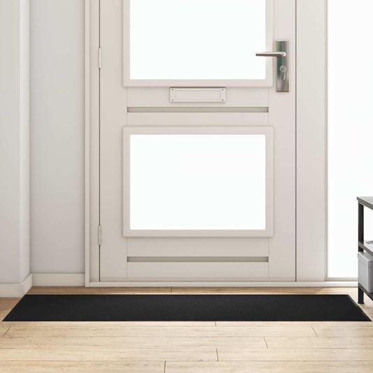 Tapete de Entrada Preto 60 x 180 cm Polipropileno e vinil