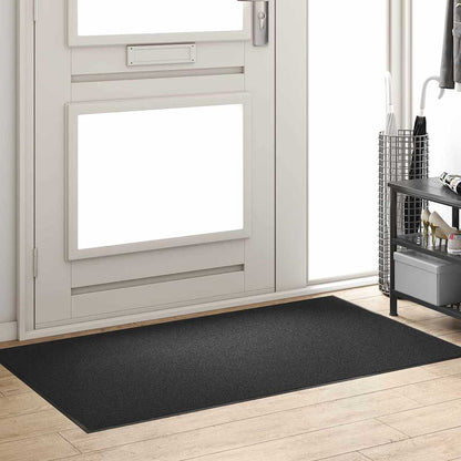 Tapete de Entrada Preto 90 x 150 cm Polipropileno e vinil