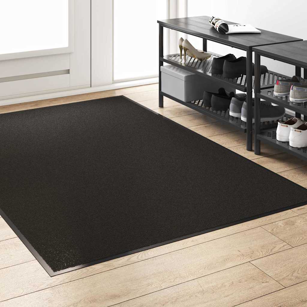 Tapete de Entrada Preto 120 x 180 cm Polipropileno e vinil
