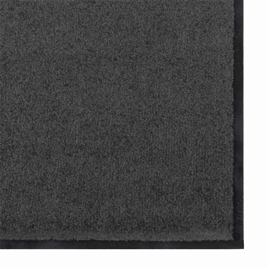 Tapete de Entrada Outros Antracite e Preto 120 x 300 cm