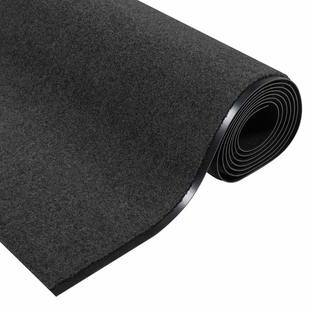 Tapete de Entrada Outros Antracite e Preto 120 x 350 cm