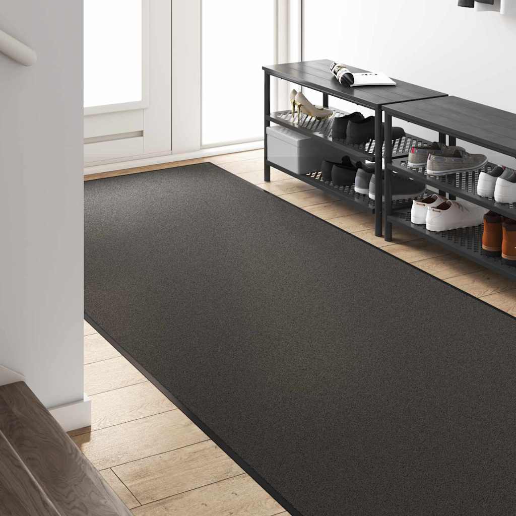 Tapete de Entrada Outros Antracite e Preto 120 x 350 cm