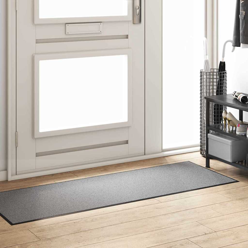 Tapete de Entrada Outros Cinza e Preto 60 x 180 cm