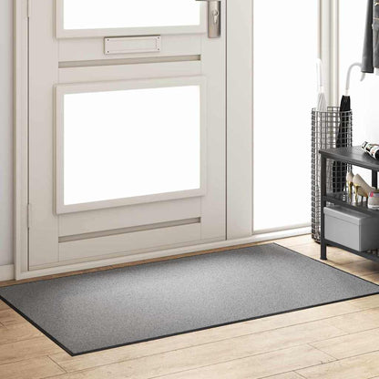 Tapete de Entrada Outros Cinza e Preto 90 x 150 cm