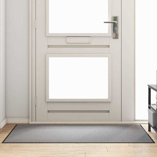 Tapete de Entrada Outros Cinza e Preto 90 x 150 cm