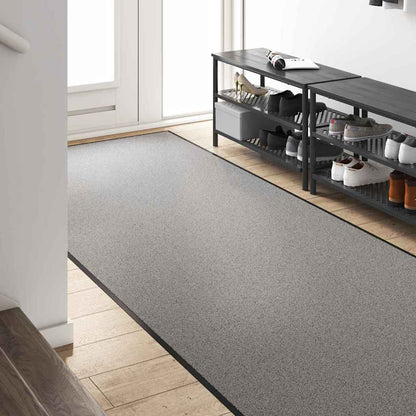Tapete de Entrada Outros Cinza e Preto 120 x 250 cm