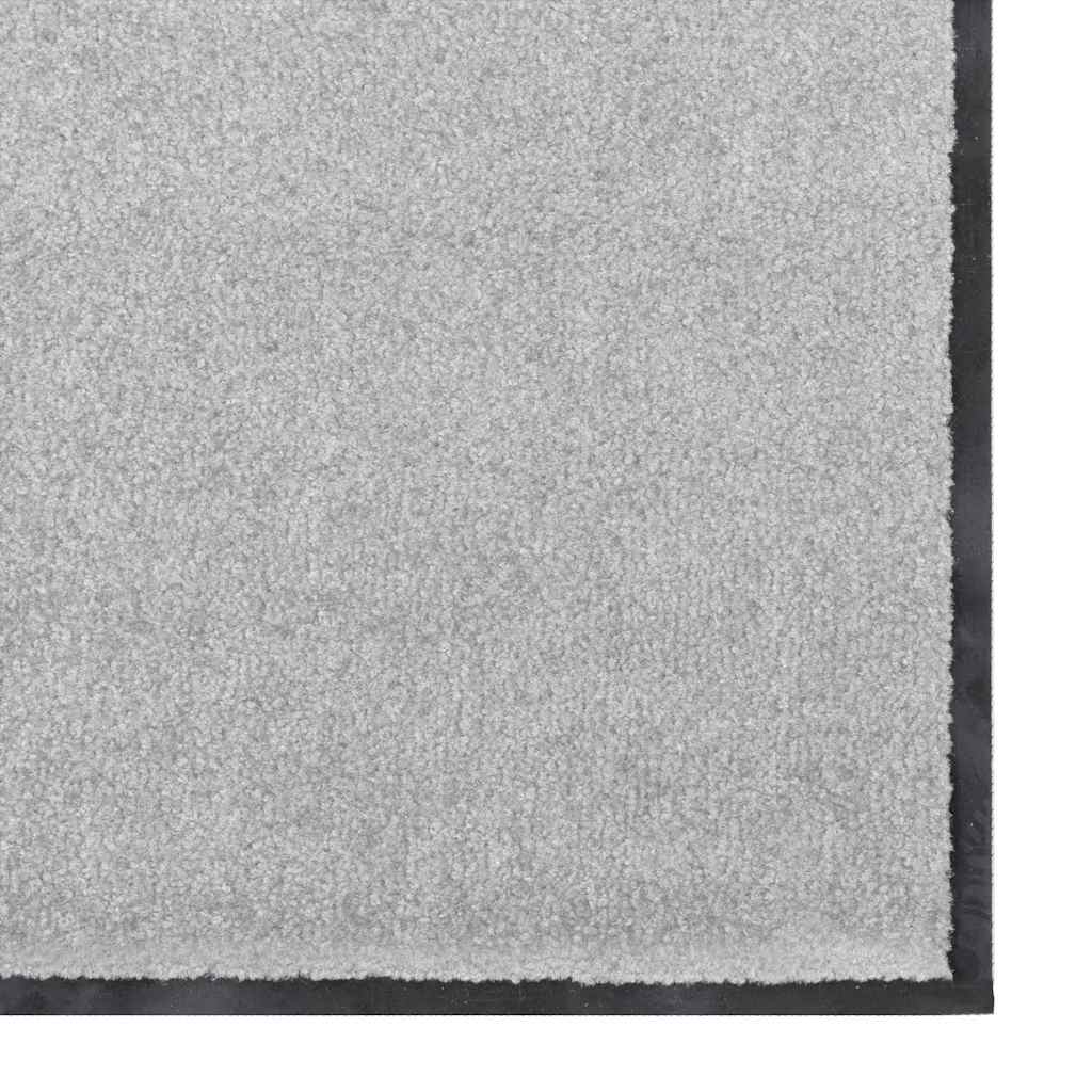 Tapete de Entrada Outros Cinza e Preto 120 x 300 cm