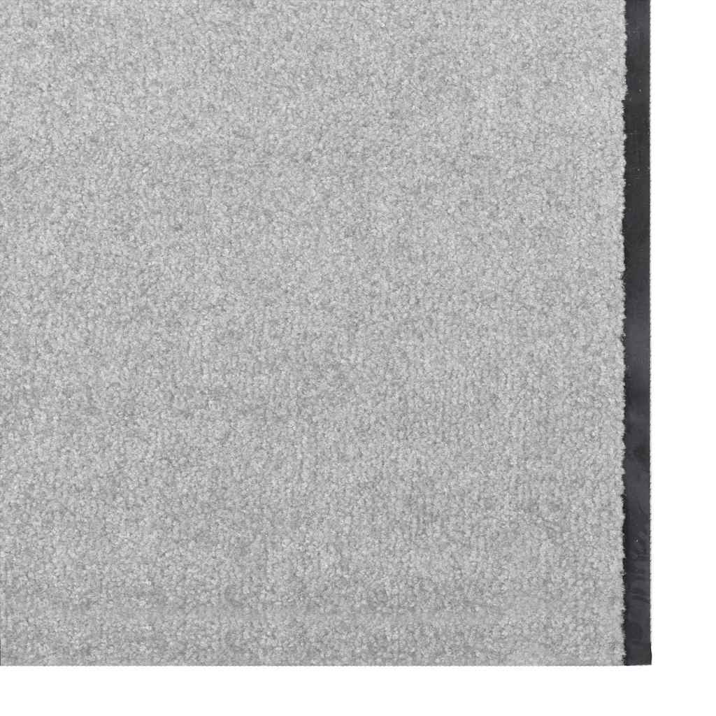 Tapete de Entrada Outros Cinza e Preto 120 x 350 cm
