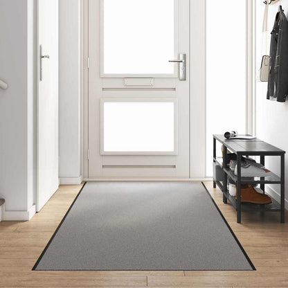 Tapete de Entrada Outros Cinza e Preto 120 x 400 cm