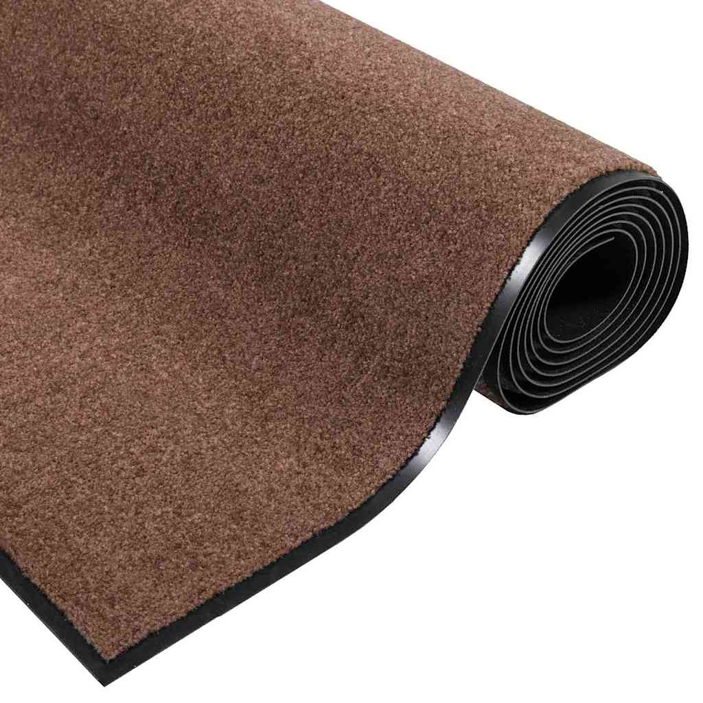 Tapete de Entrada Outros Marrom e Preto 60 x 180 cm