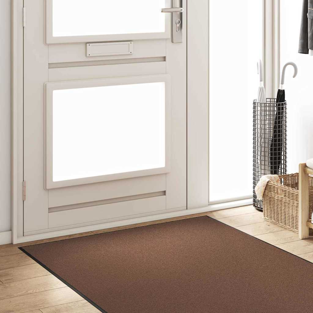 Tapete de Entrada Outros Marrom e Preto 120 x 350 cm