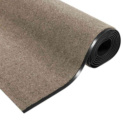 Tapete de Entrada Outros Bege e Preto 120 x 350 cm