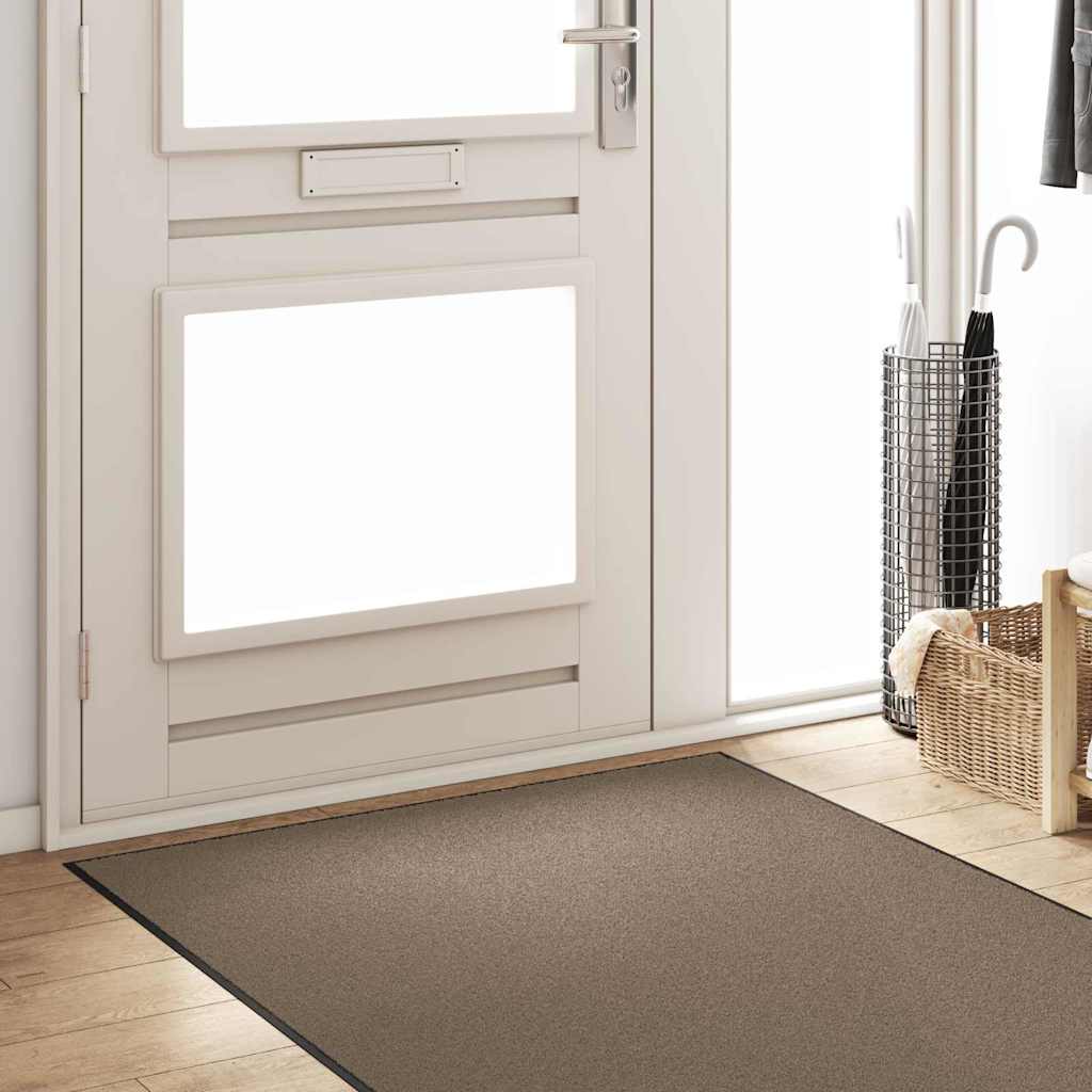 Tapete de Entrada Outros Bege e Preto 120 x 350 cm