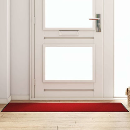Tapete de Entrada Outros Vermelho e Preto 60 x 180 cm