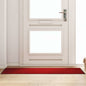 Tapete de Entrada Outros Vermelho e Preto 60 x 180 cm
