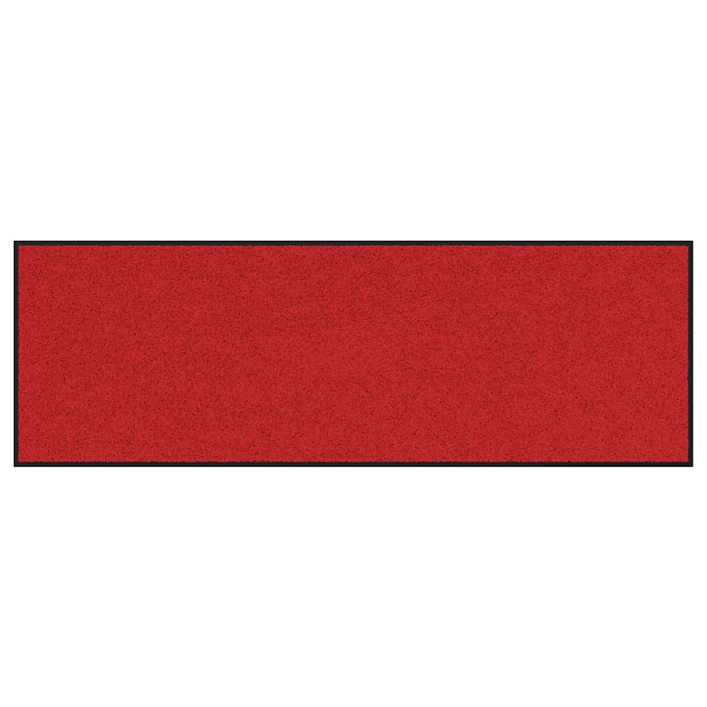 Tapete de Entrada Outros Vermelho e Preto 60 x 180 cm