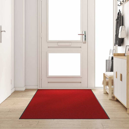 Tapete de Entrada Outros Vermelho e Preto 120 x 300 cm