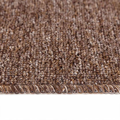 Tapetes Antiderrapantes para Escadas 15 pcs Castanho 60 x 25 cm