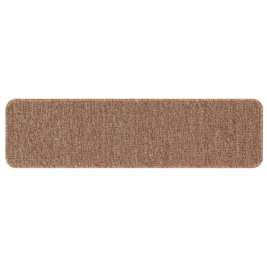 Tapetes Antiderrapantes para Escadas 15 pcs Amarelo 75 x 20 cm