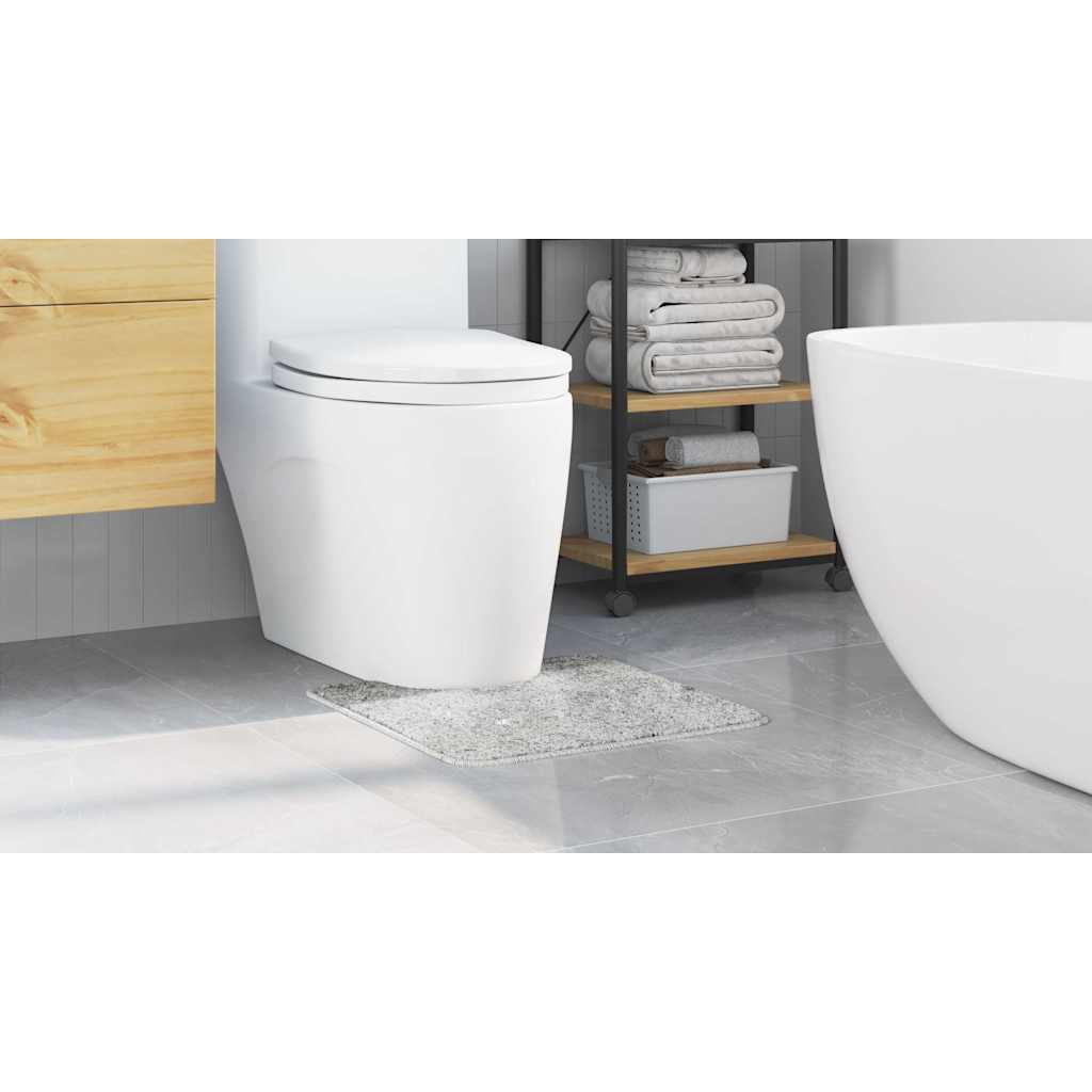 Tapete Antiderrapante para Banheiro com Corte para o Vaso