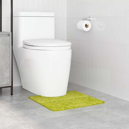 Tapete Antiderrapante para Banheiro com Corte para o Vaso Verde