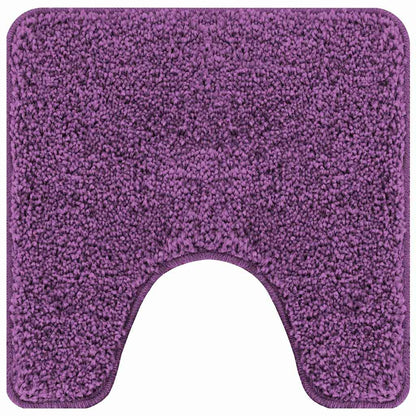 Tapete Antiderrapante para Banheiro com Corte para o Vaso Roxo