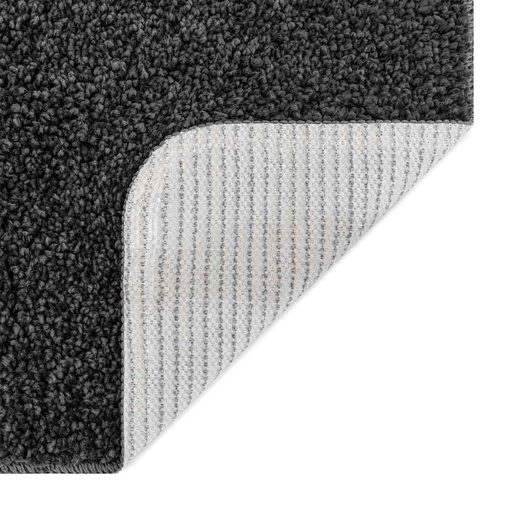 Tapete de Banho Antiderrapante Cinzento escuro 50 x 80 cm PP