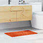 Tapete de Banho Antiderrapante Laranja 50 x 80 cm PP
