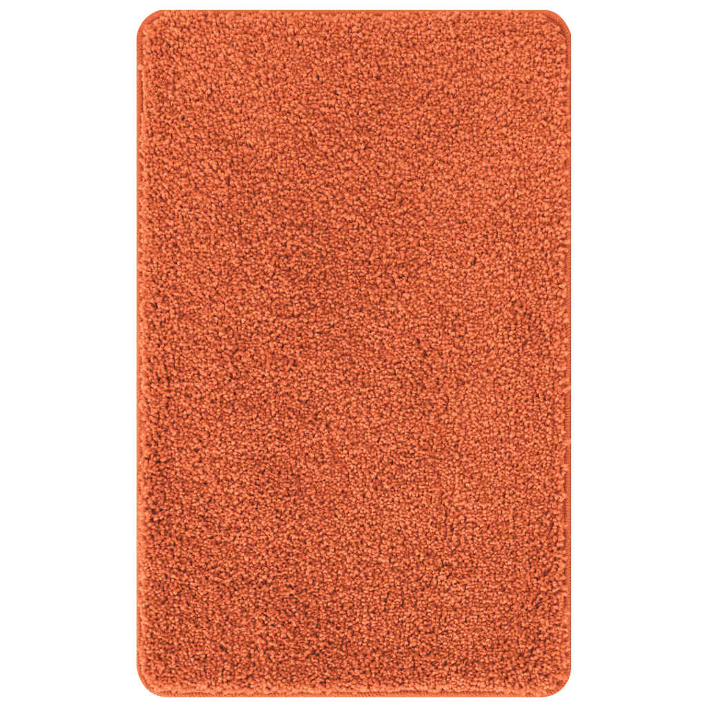 Tapete de Banho Antiderrapante Laranja 50 x 80 cm PP