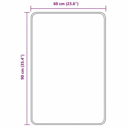 Tapete de Banho Antiderrapante Cinzento escuro 60 x 90 cm PP