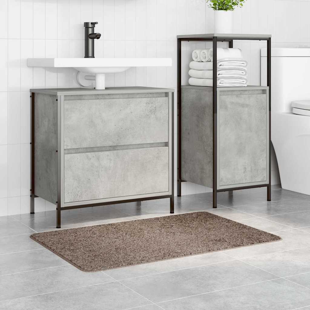 Tapete de Banho Antiderrapante Castanho 60 x 90 cm PP