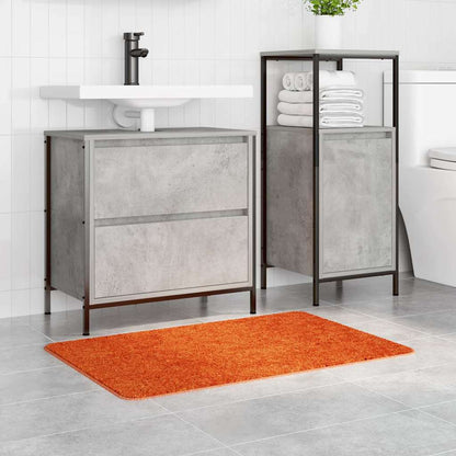 Tapete de Banho Antiderrapante Laranja 60 x 90 cm PP