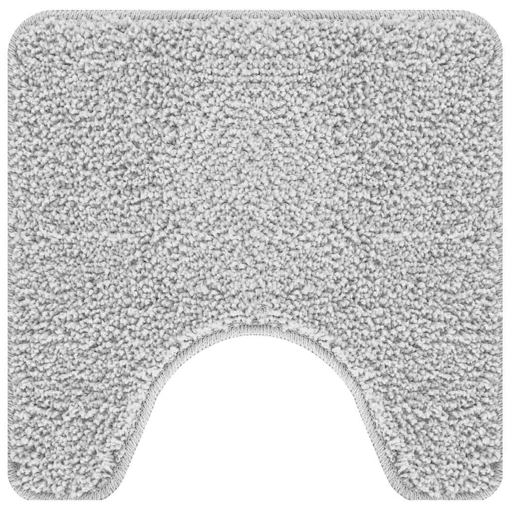 Conjunto de Tapetes de Banho Antiderrapantes 2 pcs Cinzeto PP
