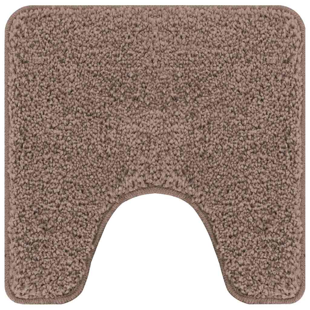 Conjunto de Tapetes de Banho Antiderrapantes 2 pcs Castanho PP