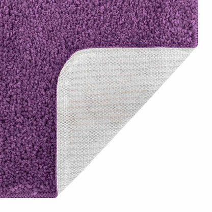 Conjunto de Tapetes de Banho Antiderrapantes 2 pcs Roxo PP