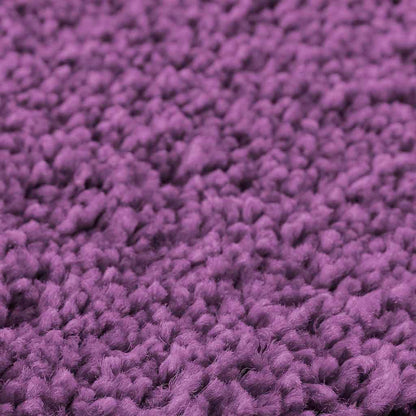 Conjunto de Tapetes de Banho Antiderrapantes 2 pcs Roxo PP