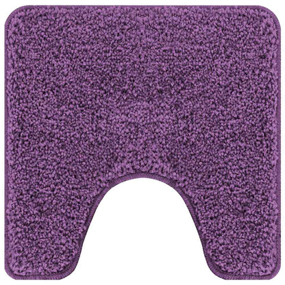 Conjunto de Tapetes de Banho Antiderrapantes 2 pcs Roxo PP