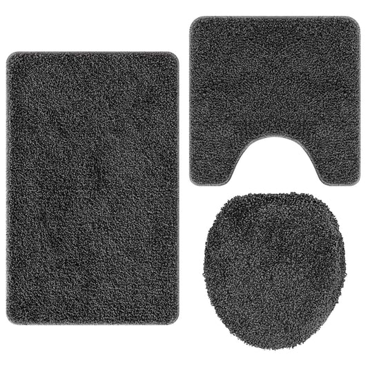 Conjunto de Tapetes de Banho Antiderrapantes 3 pcs