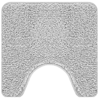 Conjunto de Tapetes de Banho Antiderrapantes 3 pcs Cinzeto