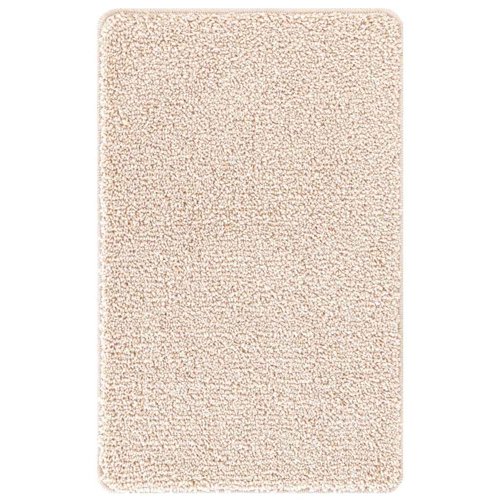 Conjunto de Tapetes de Banho Antiderrapantes 3 pcs Creme