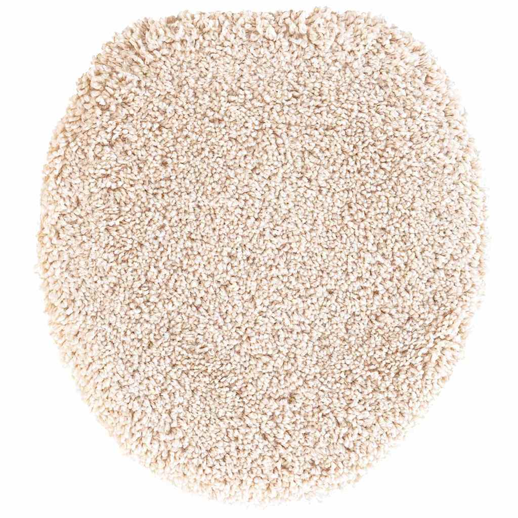 Conjunto de Tapetes de Banho Antiderrapantes 3 pcs Creme